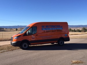 911 Restoration Denver Water Removal Van